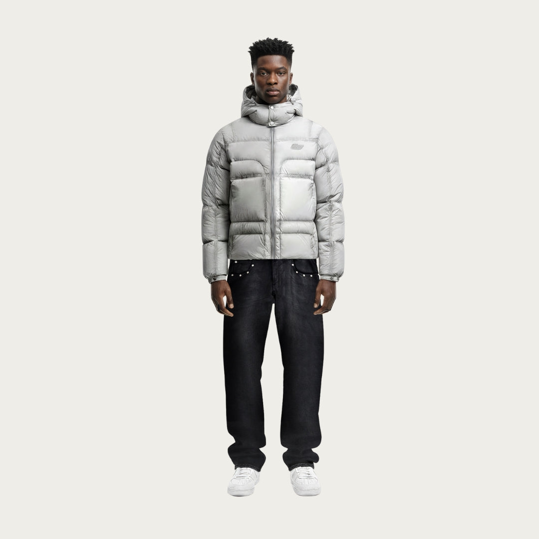 GREY NOFS BULLETPROOF PUFFER