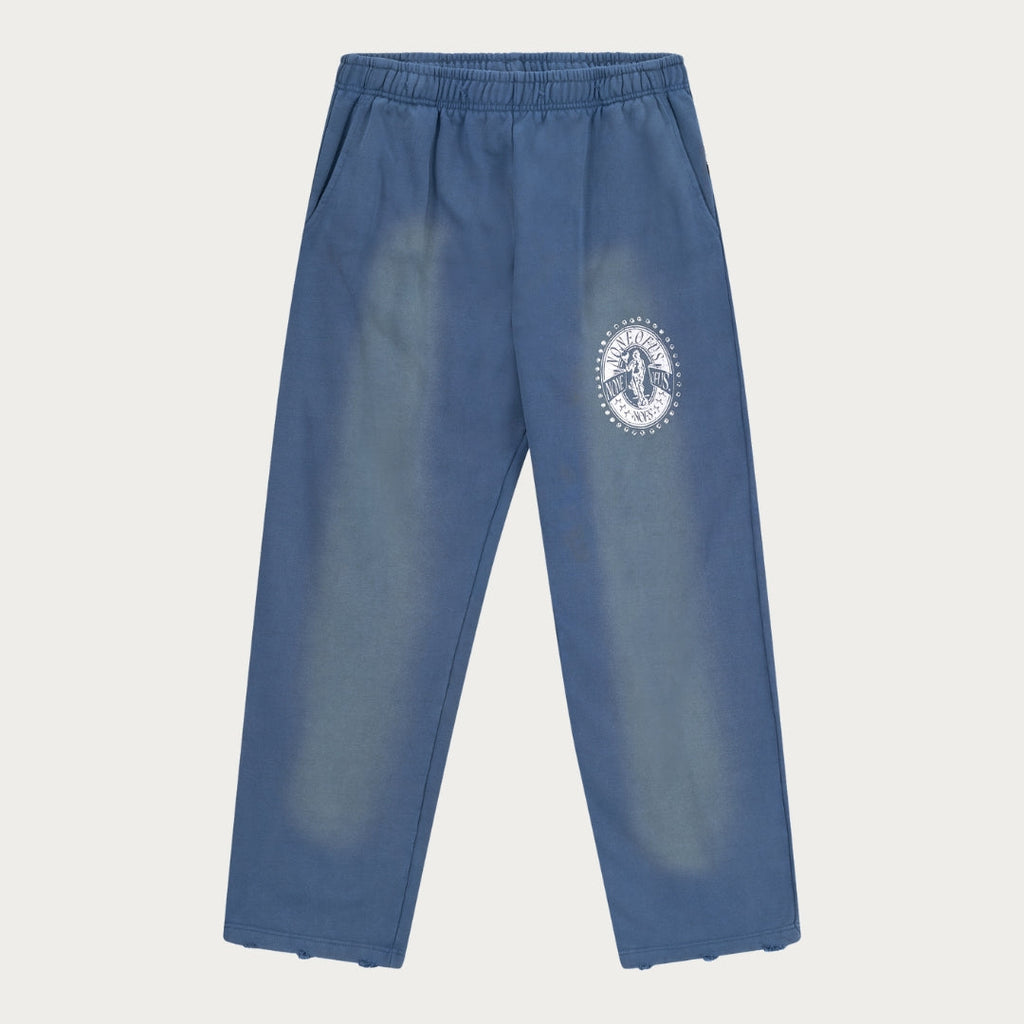 BLUE RHINESTONE JOGGER