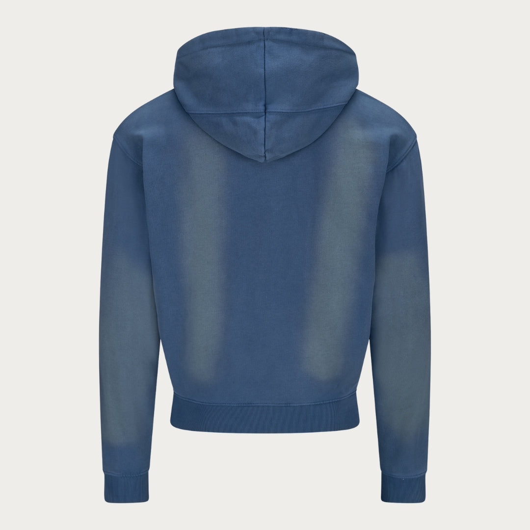 BLUE RHINESTONE HOODIE