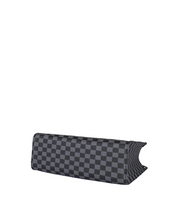 Checkered black everyday handbag