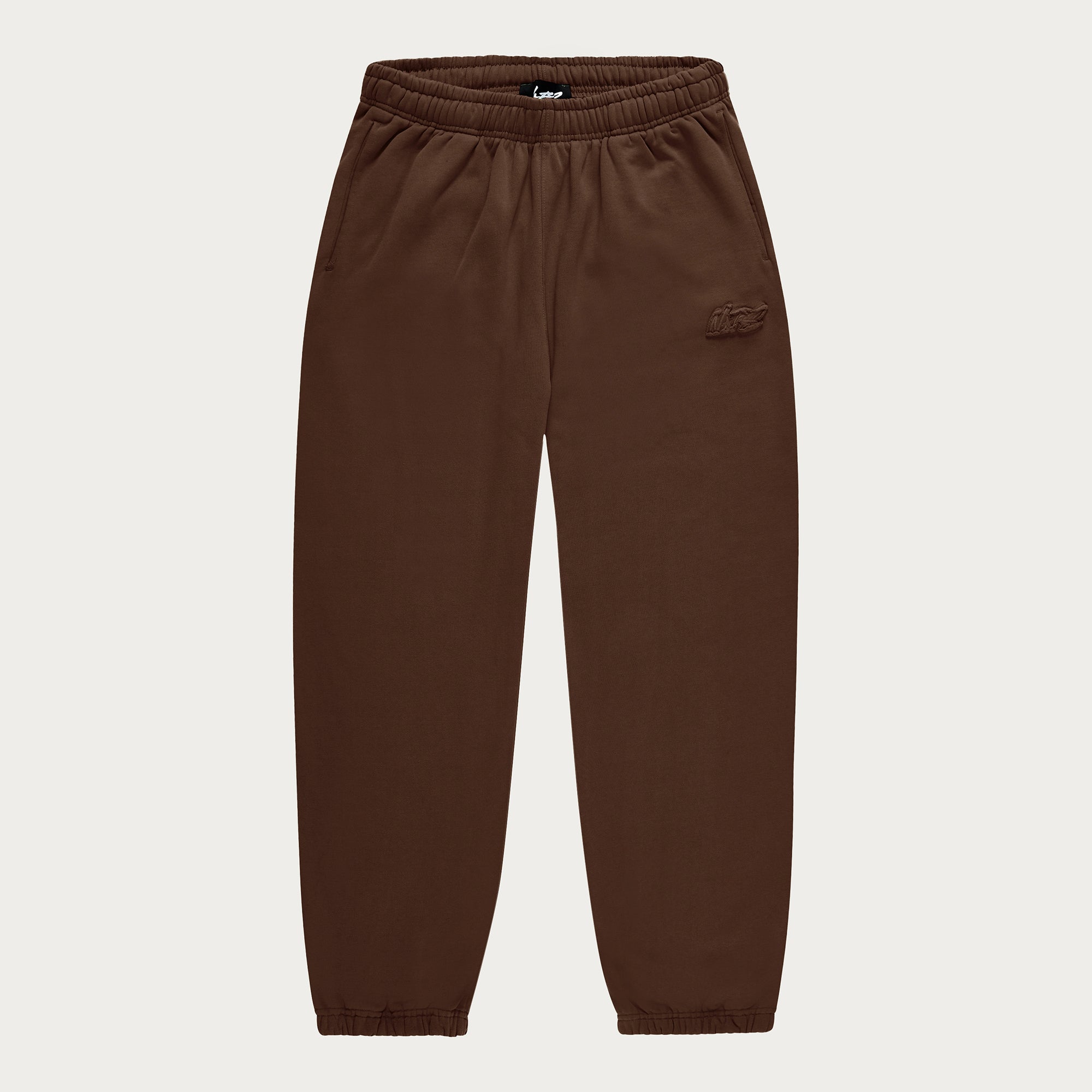 BROWN BASIC CUFFED JOGGER