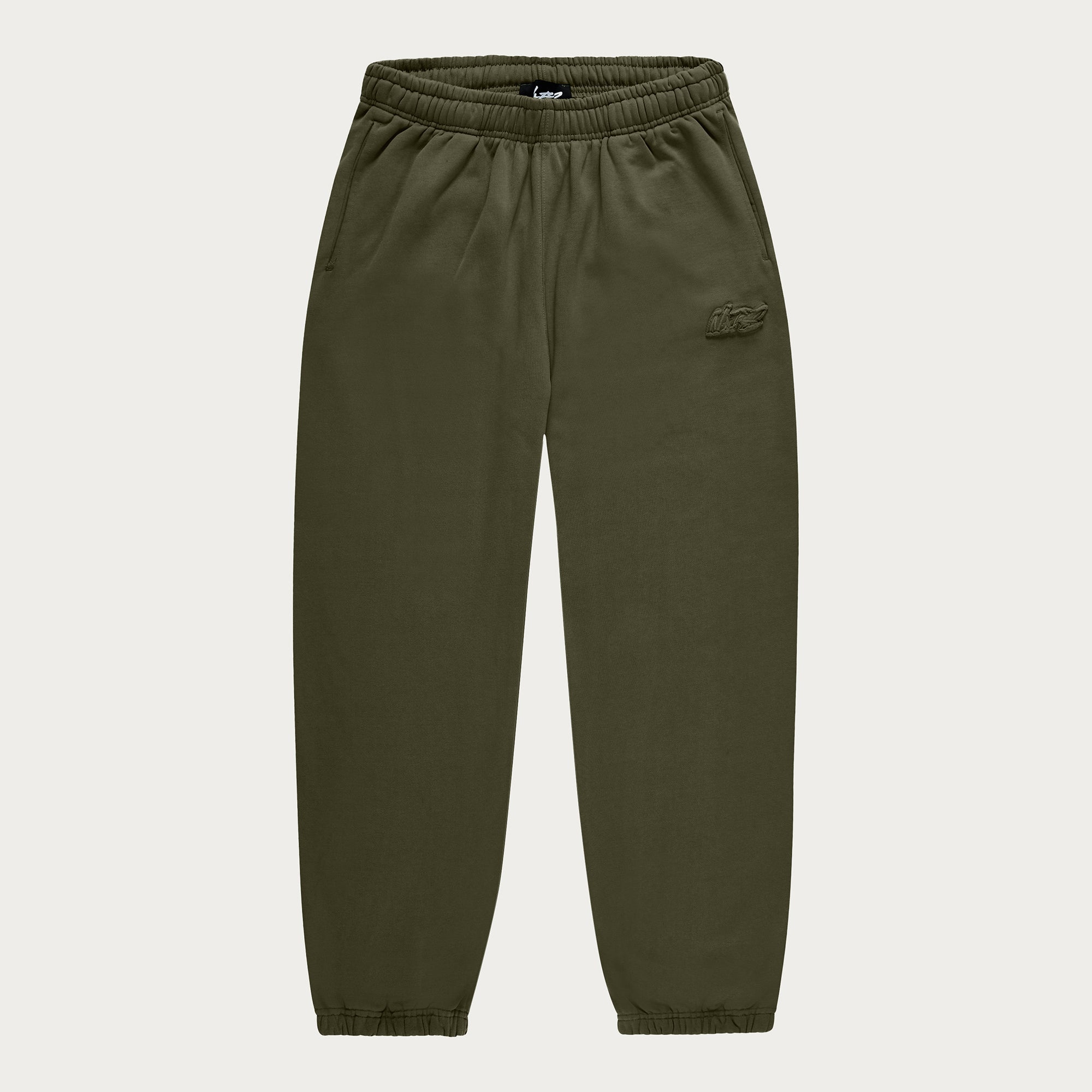 DARK OLIVE BASIC CUFFED JOGGER