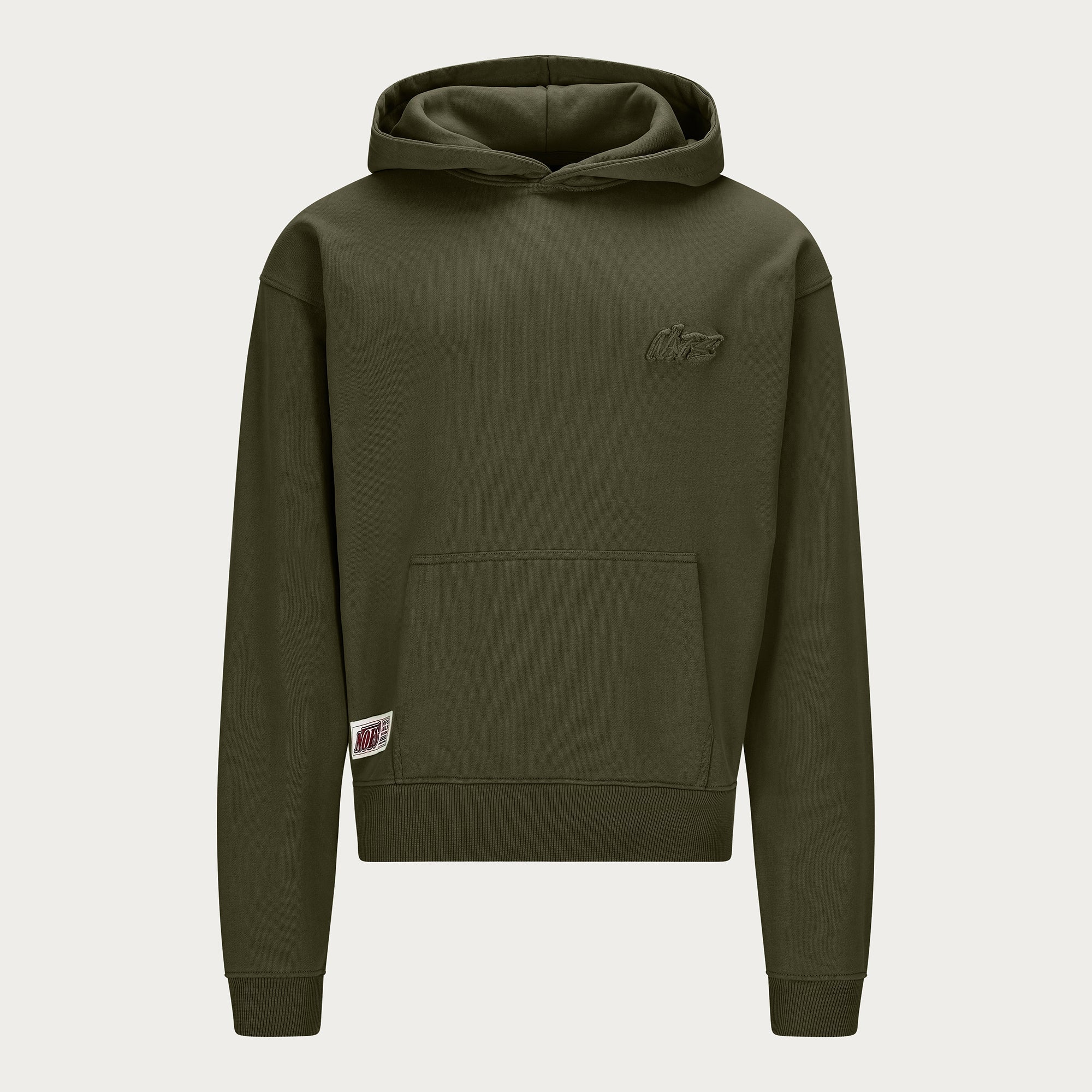 DARK OLIVE BASIC HOODIE