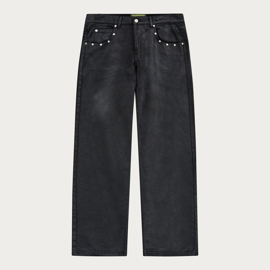 WAXED DENIM BLACK