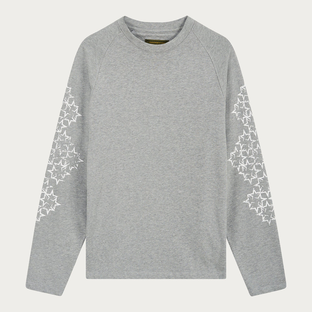 STAR LONGSLEEVE GREY/WHITE