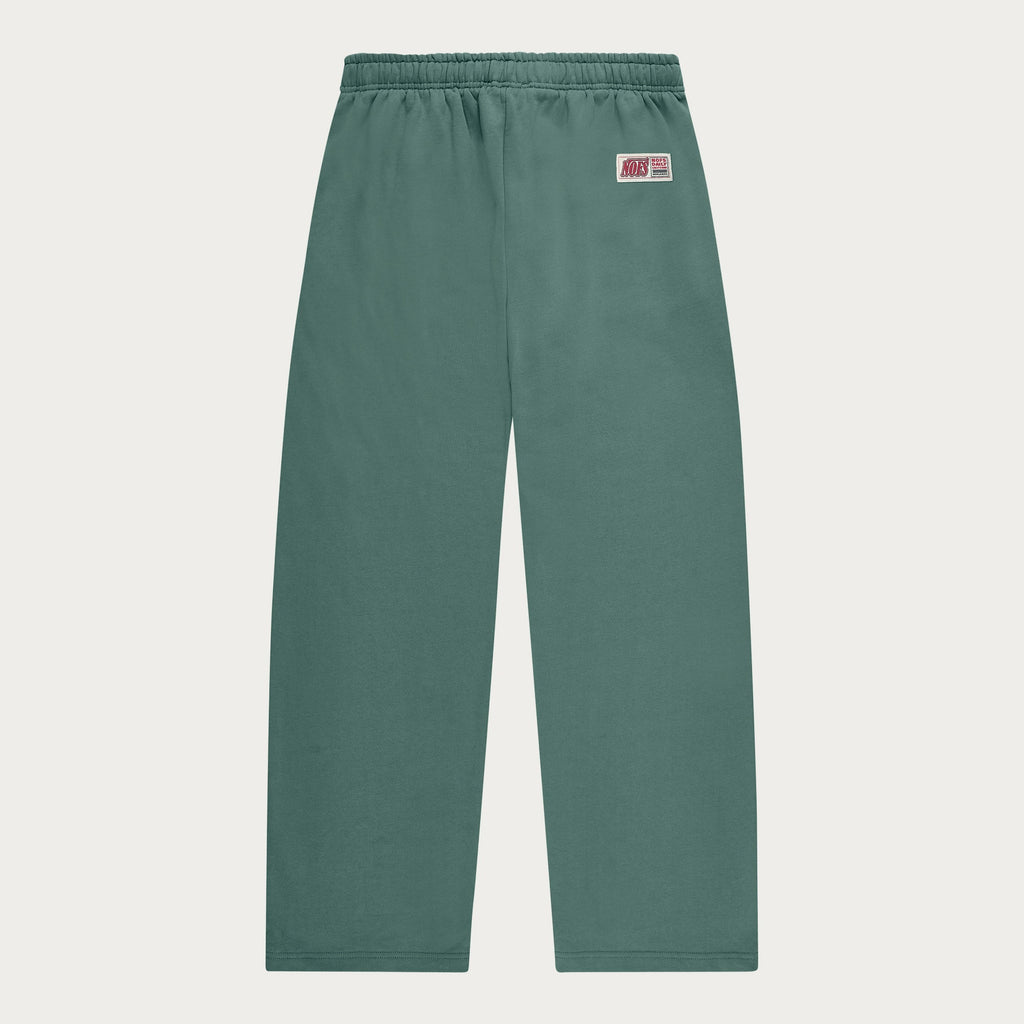 DARK GREEN OPEN LEG JOGGER