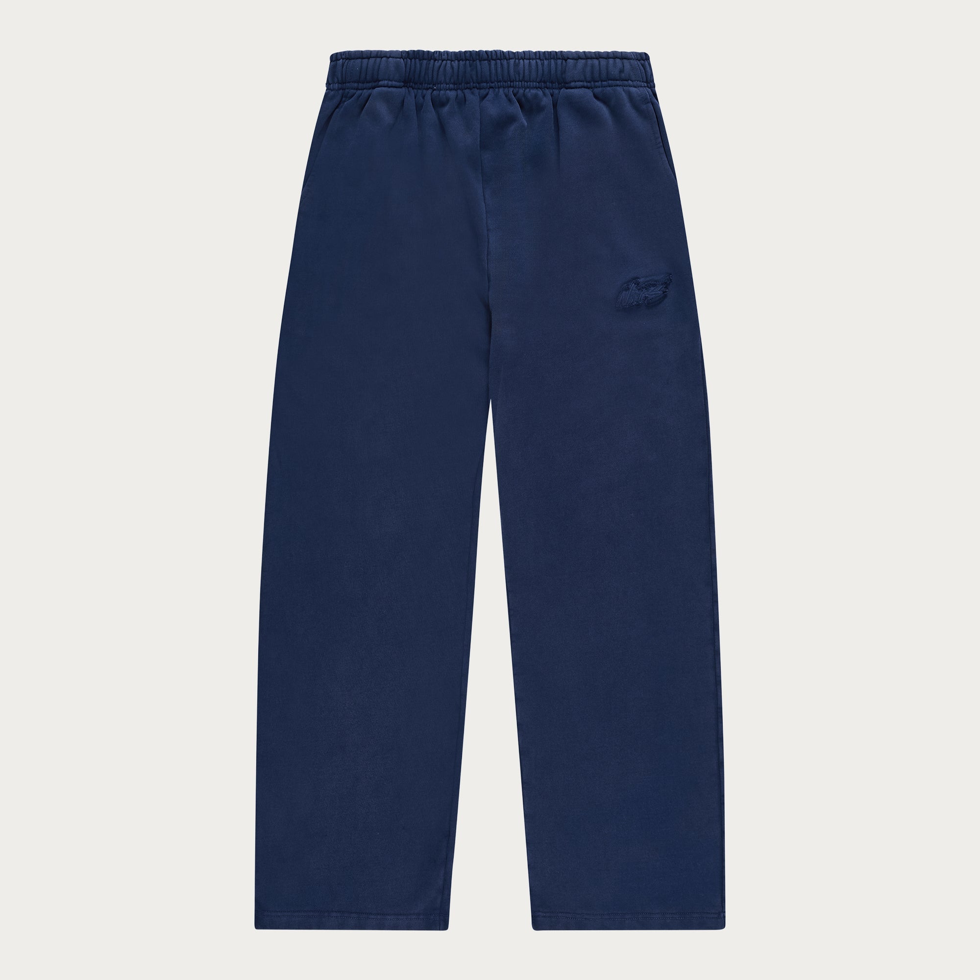 NAVY BASIC OPEN LEG JOGGER