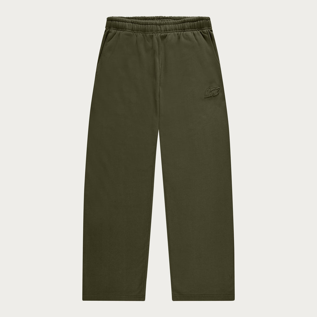 DARK OLIVE BASIC OPEN LEG JOGGER