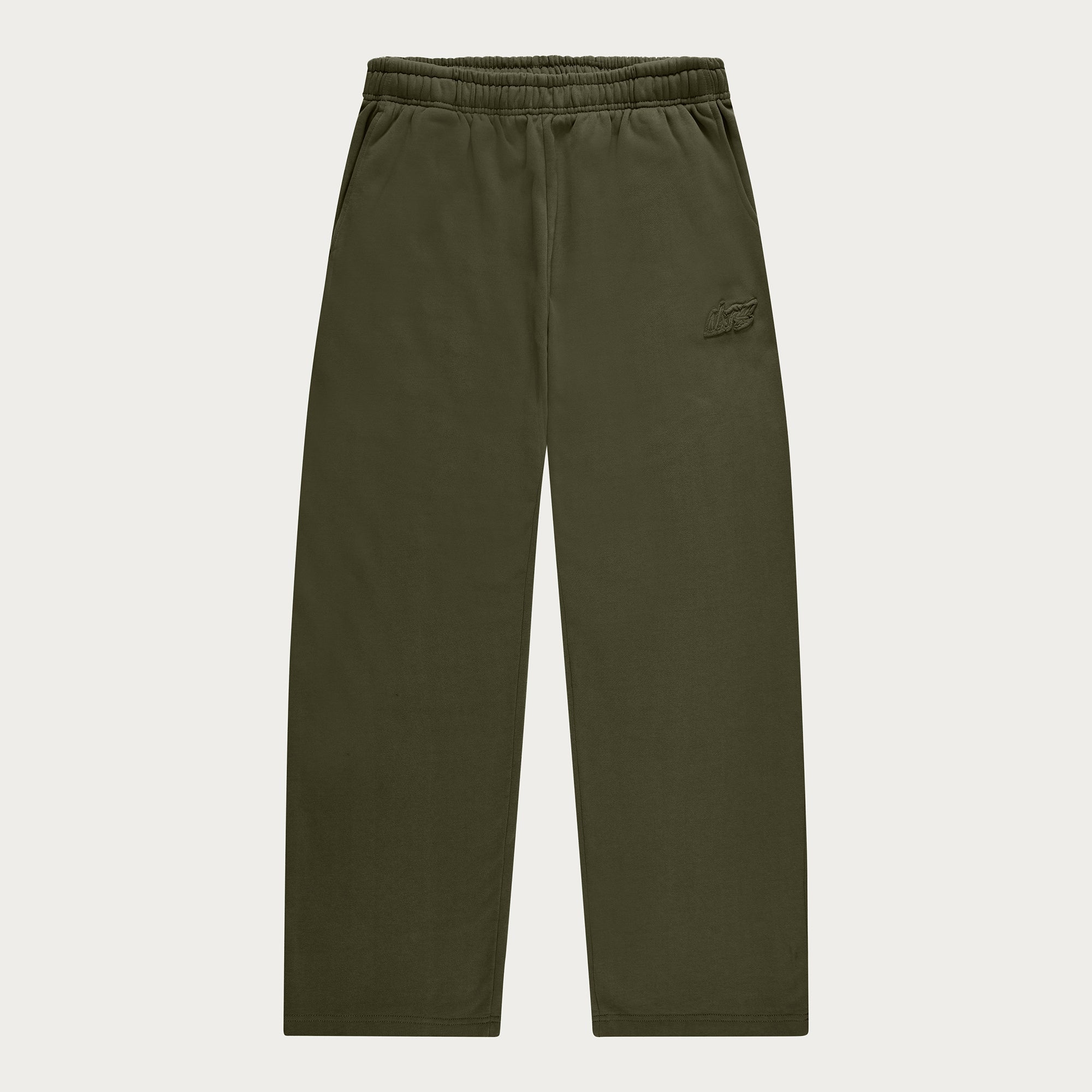 DARK OLIVE BASIC OPEN LEG JOGGER