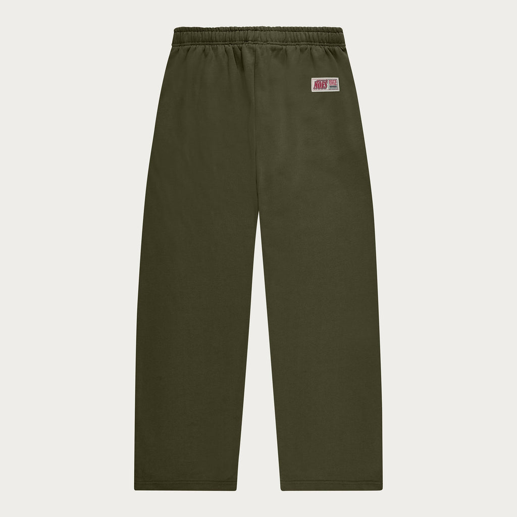 DARK OLIVE BASIC OPEN LEG JOGGER