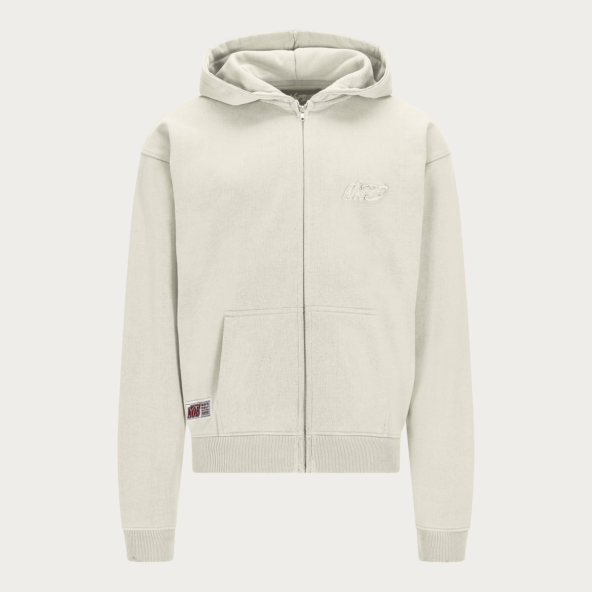 CREME BASIC ZIP HOODIE