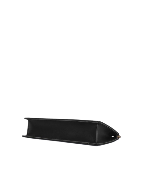 Evening handbag in black with a snap wrap