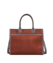 Vintage dark brown suede purse