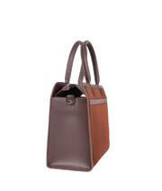 Vintage dark brown suede purse