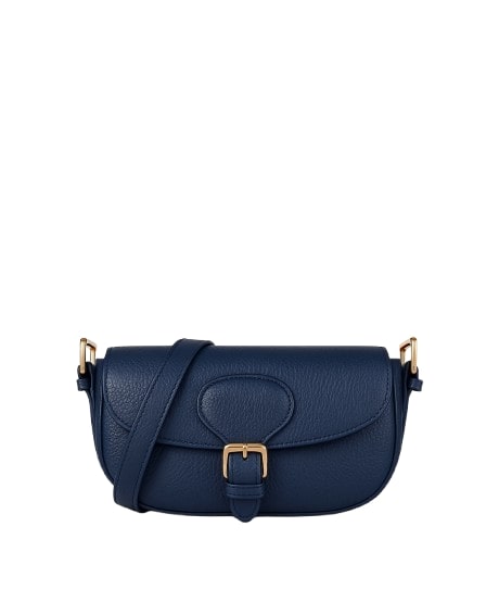 East-west clutch bag in blue